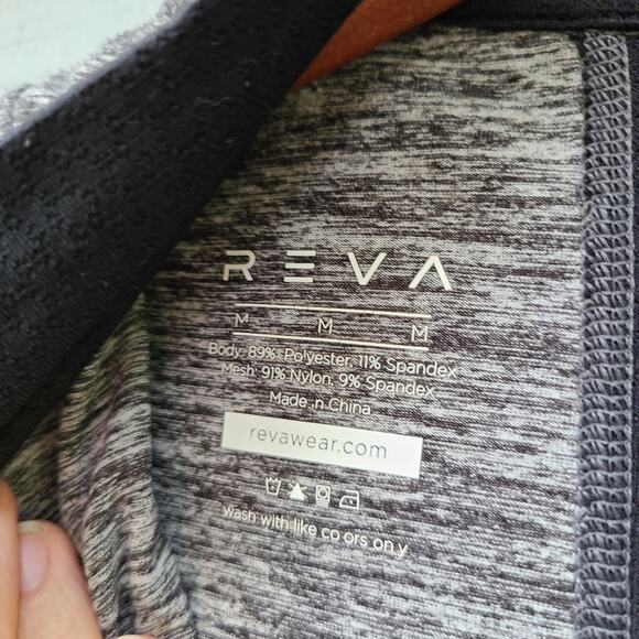 Reva 1/4 Zip Pullover Long Sleeve Workout Top Med - Picture 6 of 12